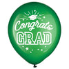 Grad Latex Balloons - Green