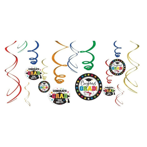Grad Value Pack Swirl Decorations - Multicolor