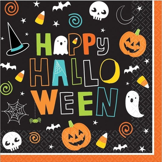 Hallo-Ween Friends Beverage Napkins