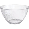 Hammered Clear Large Bowl