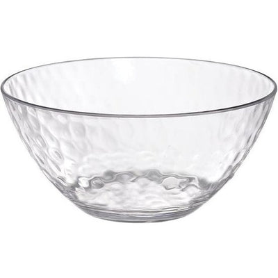 Hammered Clear Small Bowl