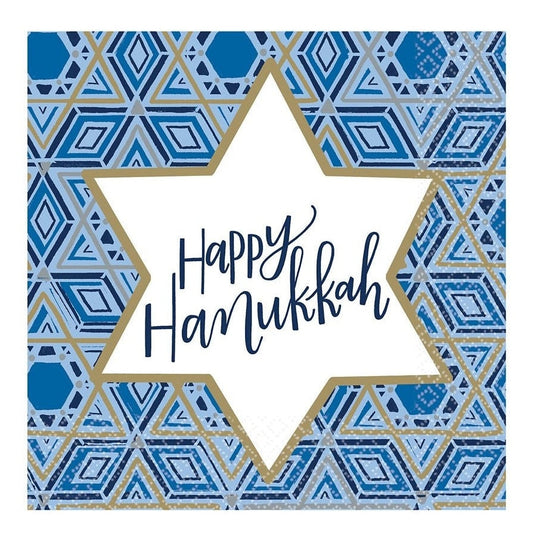 Hanukkah Festival Of Lights Luncheon Napkins