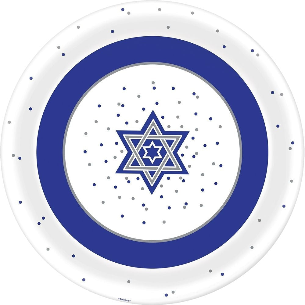 Hanukkah Round Melamine Platter