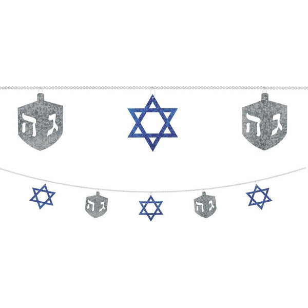 Hanukkah Sequin Ring Garland
