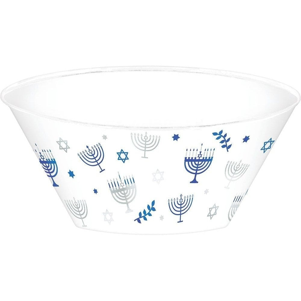 Hanukkah Serving Bowl, Hot-Stamped