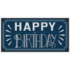 Happy Birthday Man Horizontal Sign Banner