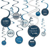 Happy Birthday Man Value Pack Spiral Decorations