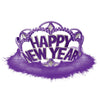 Happy New Year Tiara - Purple
