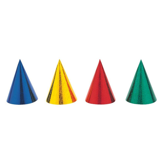 Prismatic Hats - Assorted, 8 Count