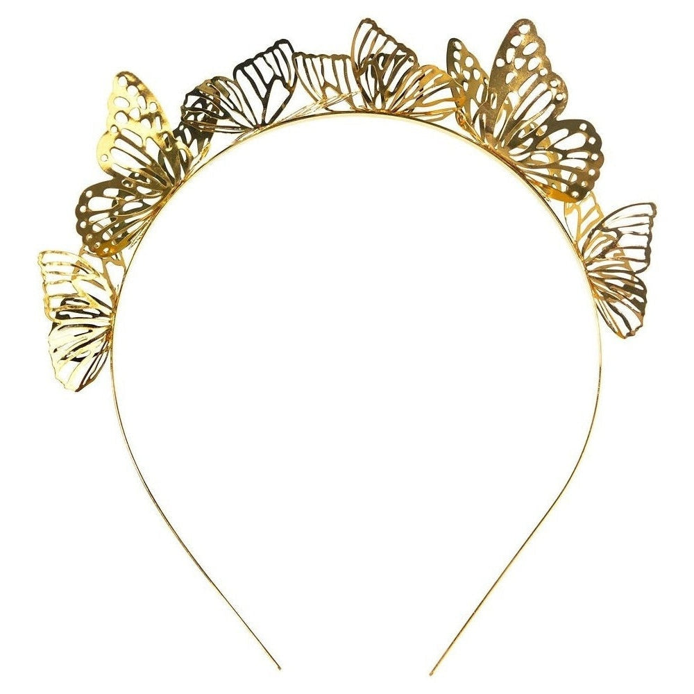 Gold Butterfly Headband