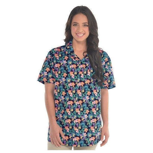 Hibiscus Hawaiian Shirt - Large