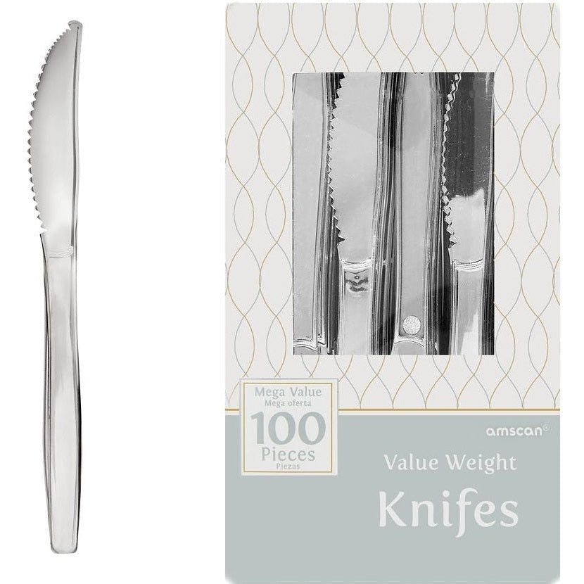 High Count Boxed Knives - Silver