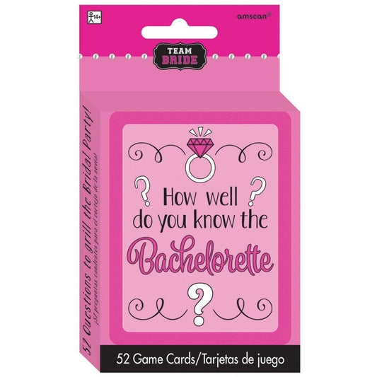 How Well Do You Know - The Bachelorette Game
