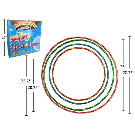 Hula Hoop - Tri-Color Asst Size