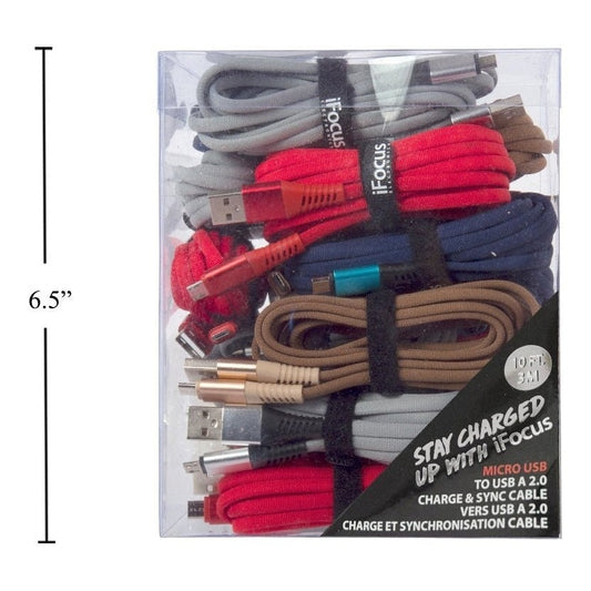 Ifocus 10Ft Micro Usb Data Cbl