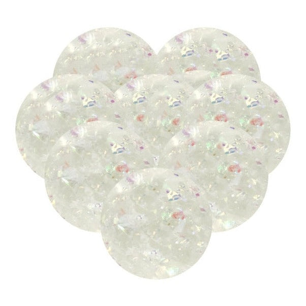 Iridescent Bouncy Ball Favors, 8 Count