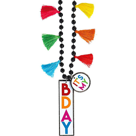 It's My Bday! Tassel Necklace