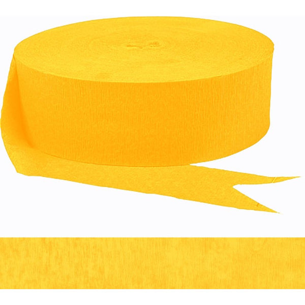 Jumbo Rolls Crepe - Yellow Sunshine