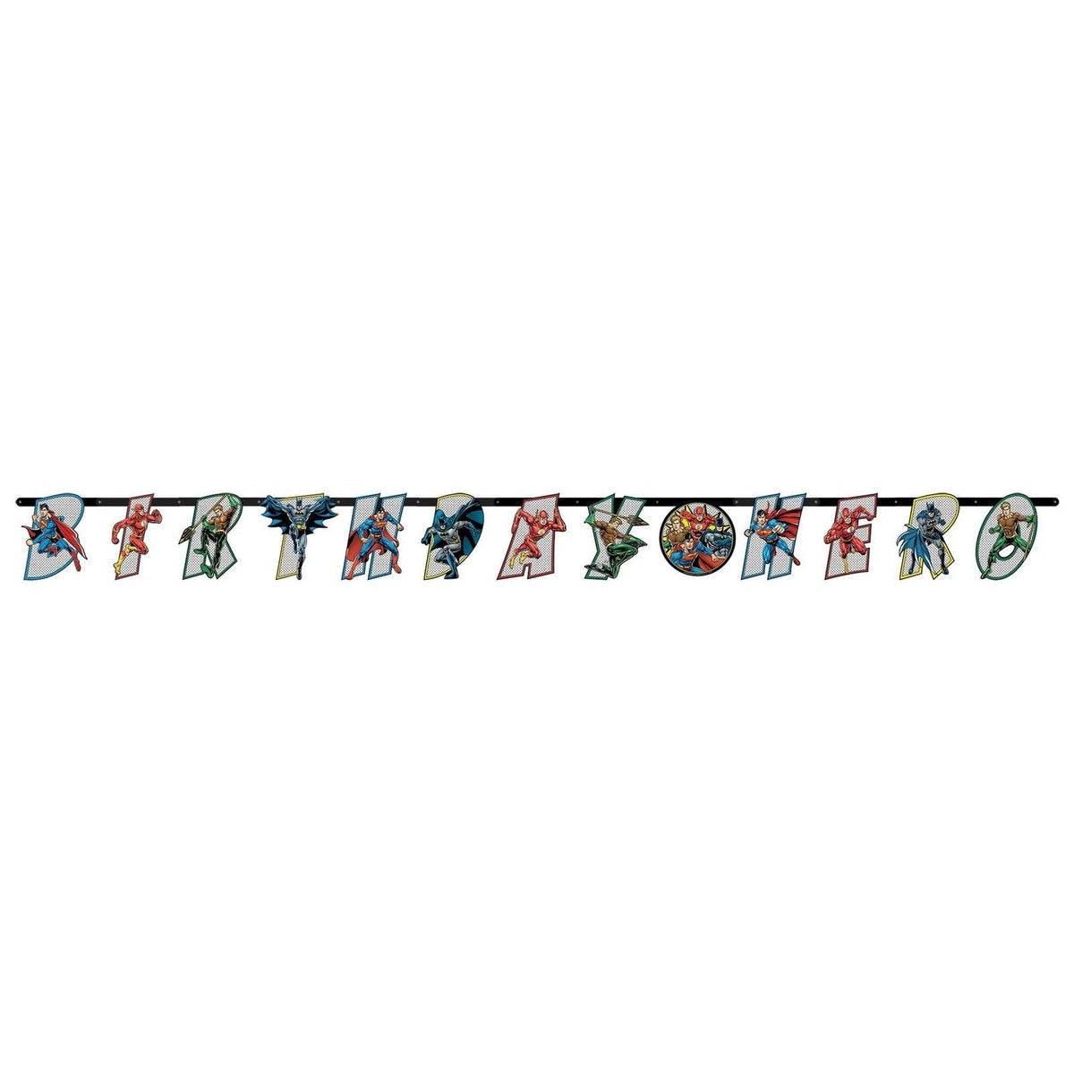 Justice League Heroes Unite Tm Jumbo Letter Banner Kit
