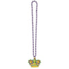 Large Crown Bead Necklace
