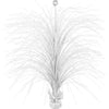 Large Foil Spray Centerpieces - Frosty White