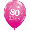 Latex Balloons High Count Bag - 80Th Birthday