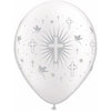 Latex Balloons High Count Bag - Cross & Doves Silver
