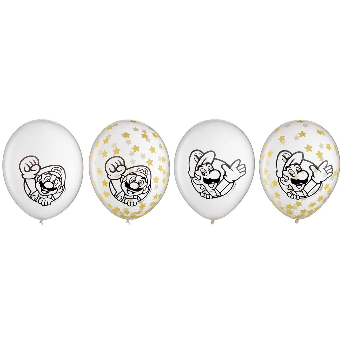 Super Mario Confetti Balloons