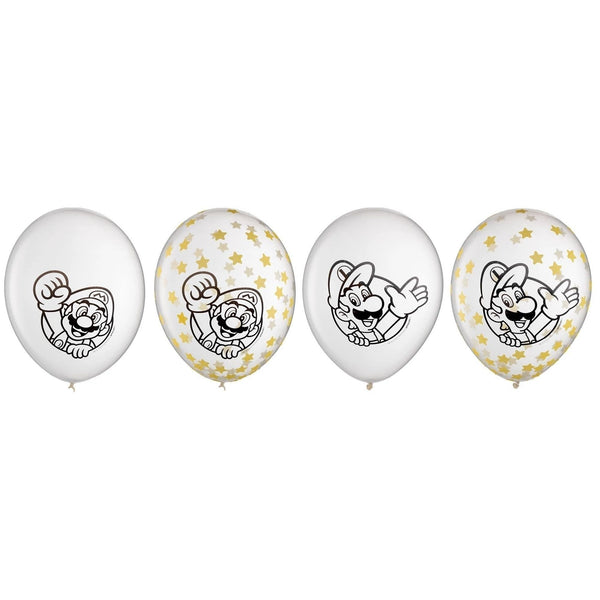 Super Mario Confetti Balloons