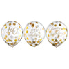 Golden Age Birthday 40Th Latex Confetti Balloon