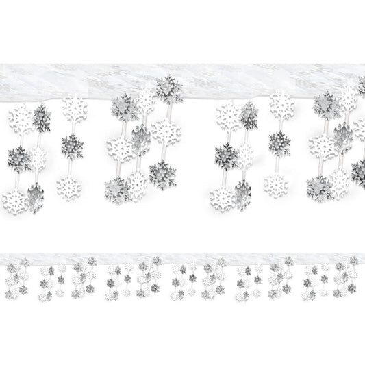 Let It Snow Plastic & Foil Hanging Ceiling Decorations