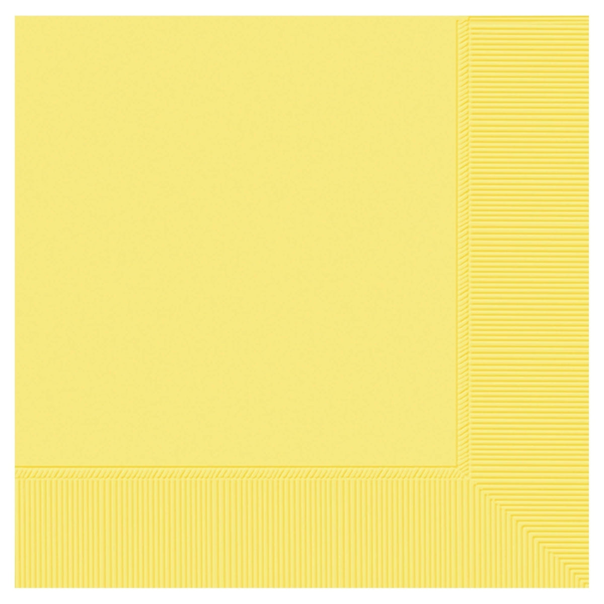 Light Yellow 2-Ply Beverage Napkins
