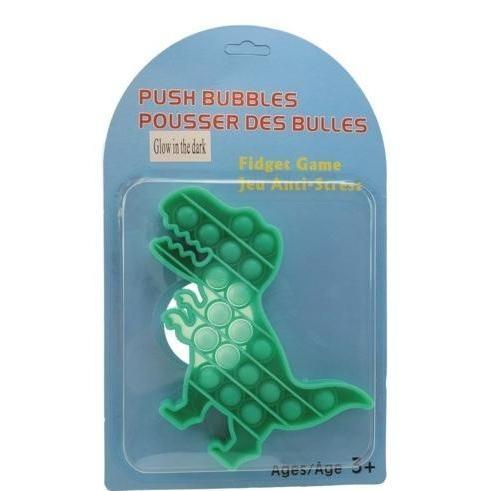 Loot - Pop It Fidget Toy Dinosaur Glow