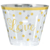 " Love" Plastic Premium Tumblers, 9 Oz.