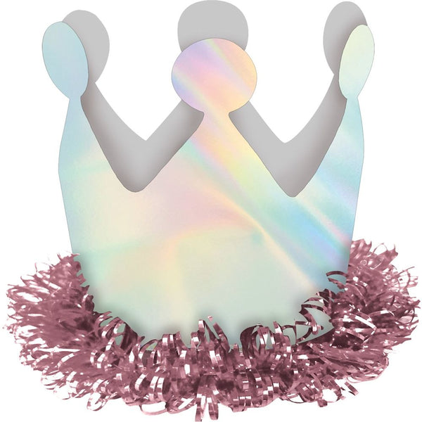 Magical Rainbow Birthday Mini Crown Hair Clip