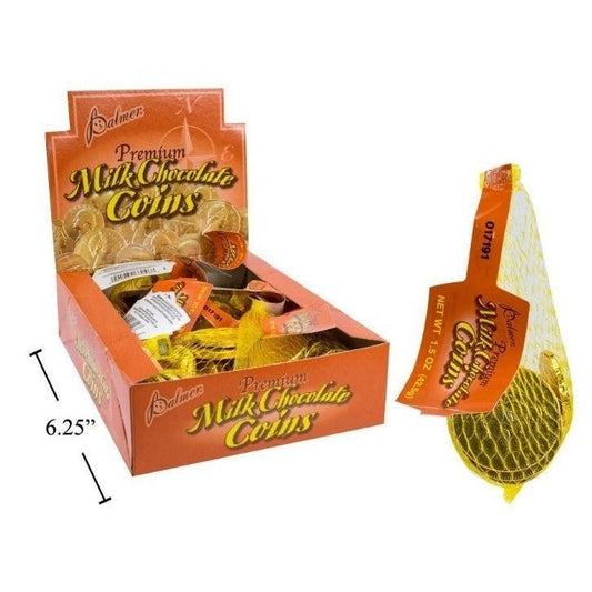 Milk Chocolate Foil Coins / Gelt 42.5G