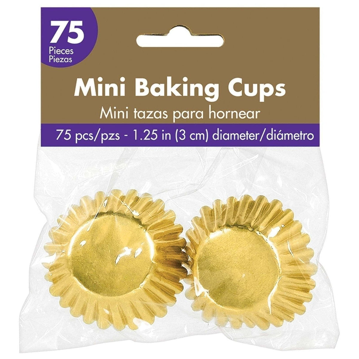 Mini Cupcake Cases - Gold