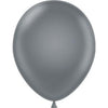 Mini Decorator 5" Tuftex Latex Balloons 50 Per Package Gray Smoke