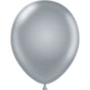 Mini Decorator 5" Tuftex Latex Balloons 50 Per Package Silver