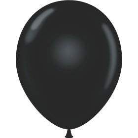 Mini Decorator 5" Tuftex Latex Balloons 50 Per Package Black