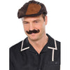 Brown Mini Handlebar Moustache