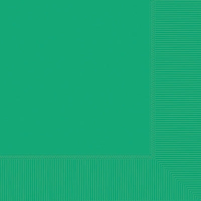 Beverage Napkins, 40 Count. - Festive Green