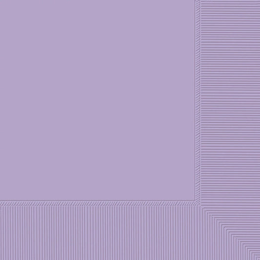Beverage Napkins, 40 Count. - Lavender