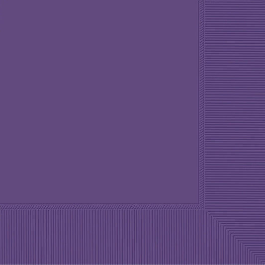 Beverage Napkins, 40 Count. - Purple