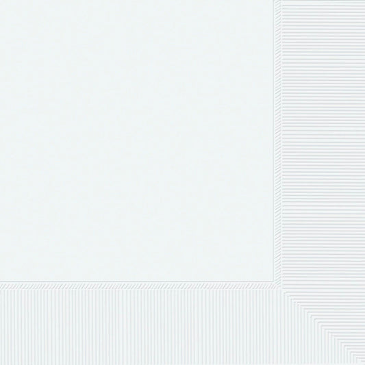 Dinner Napkins, 40 Count. - Frosty White