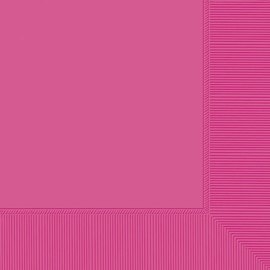 Luncheon Napkins, 40 Count. - Bright Pink