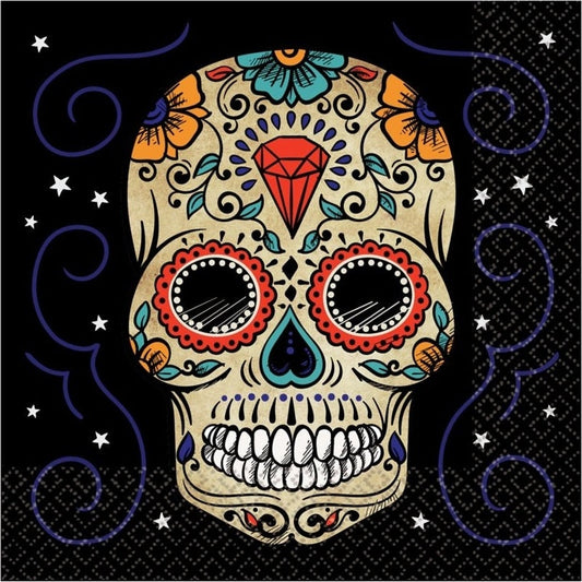 Lunch Napkin - Day Of Dead Sugar Skull