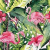 Luncheon Napkin - Flamingos & Green Foliage