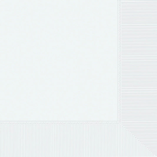 Luncheon Napkins, 40 Count. - Frosty White