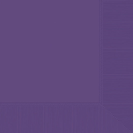 Luncheon Napkins, 40 Count. - Purple